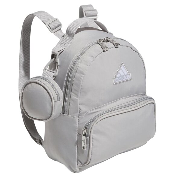 adidas Originals Handbags - NWT adidas Must Have Mini Backpack Discontinued Grey White Silver Metallic